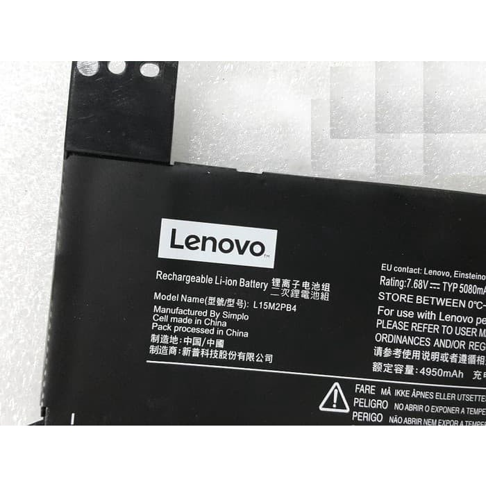 Baterai Lenovo IdeaPad 310-14ISK L15M2PB2 L15M2PB3 L15M2PB4