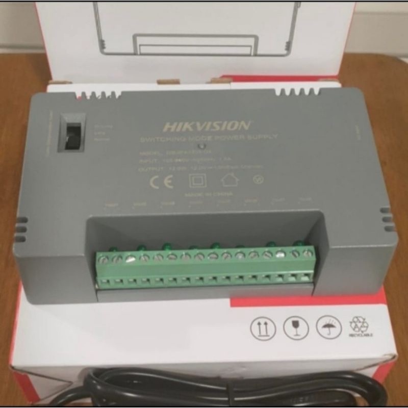 Power Supply Hikvision 8CH 12v8A/PSU HIKVISION 8CH DS-2FA1205-D8 POWER SUPPLY 8A HIKVISION