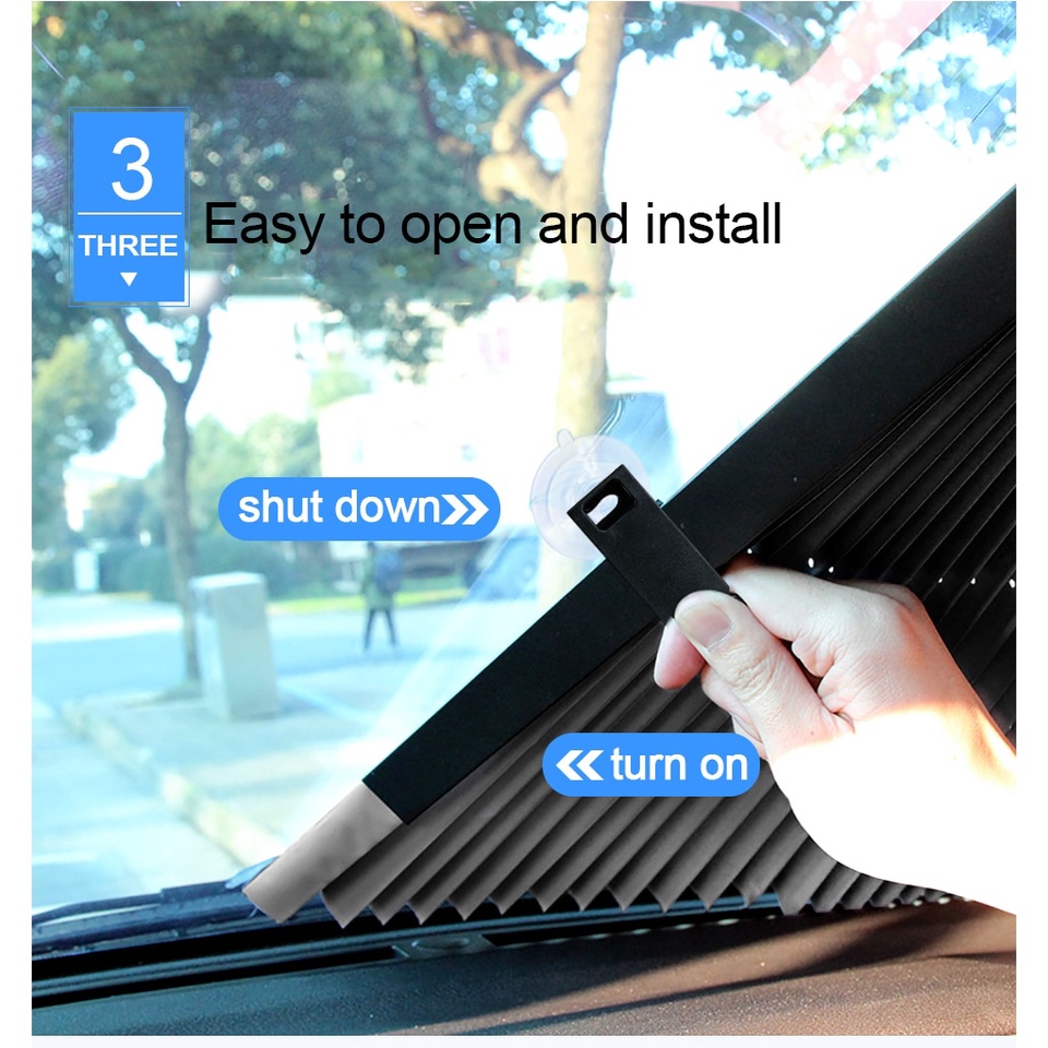 SunShield Pelindung Panas Kaca Depan Belakang Mobil Sun Shield Confero