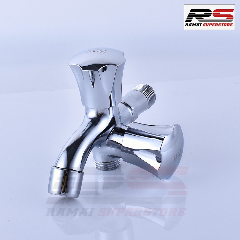 Kran Cabang Keran Shower Faucet Tembok Elegan