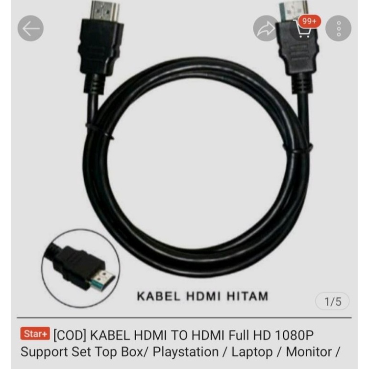 TERMURAH PROMO KABEL HDMI EVERCOSS EVERCROSS FULL HD 1080 1080P ORI CABLE HIGH DEFINITION SUPPORT SE