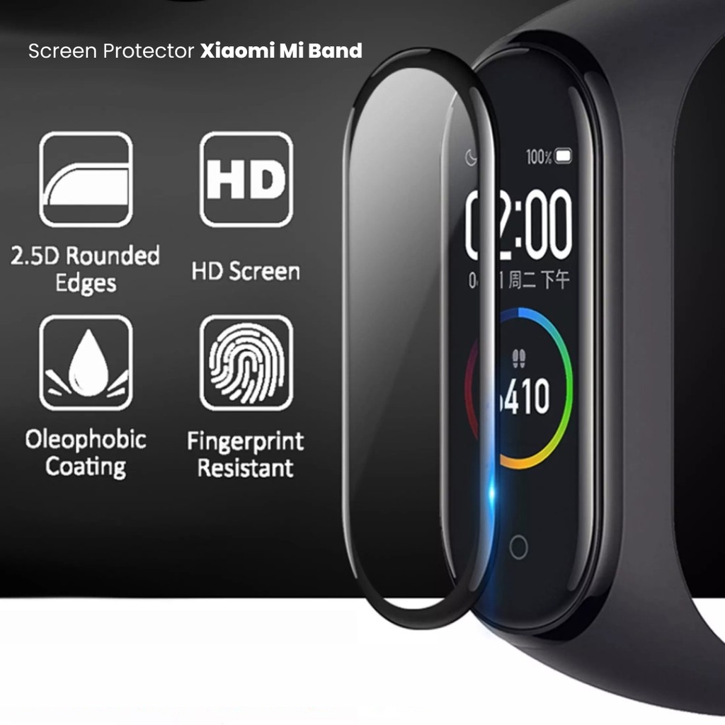 Xiaomi Band Tempered Glass Miband 3 4 5 6 3D Covered Film