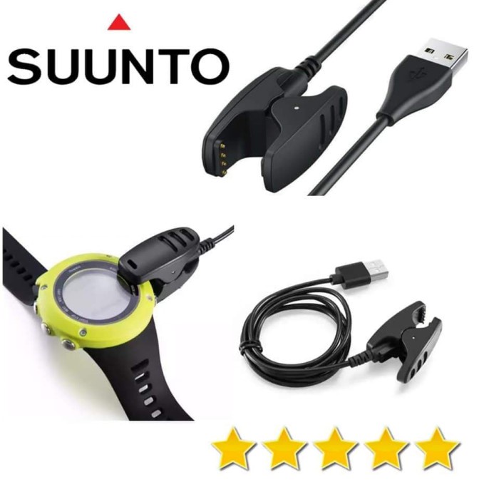 Cas Charger jam tangan Suunto 3 Fitness, Traverse,Ambit 1 2 3, Kailash