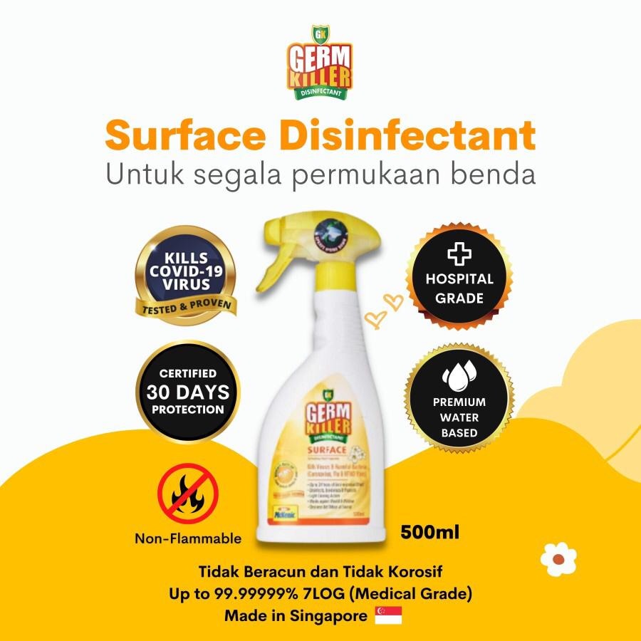 GERM KILLER DISINFECTANT SURFACE FLORAL FRAGRANCE 500ML