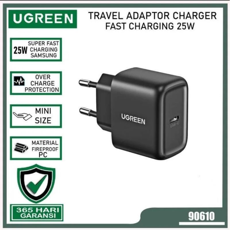 Ugreen Charger 25W 20W Quick Charge 3.0 4.0 for Android Usb C Support Power Delivery