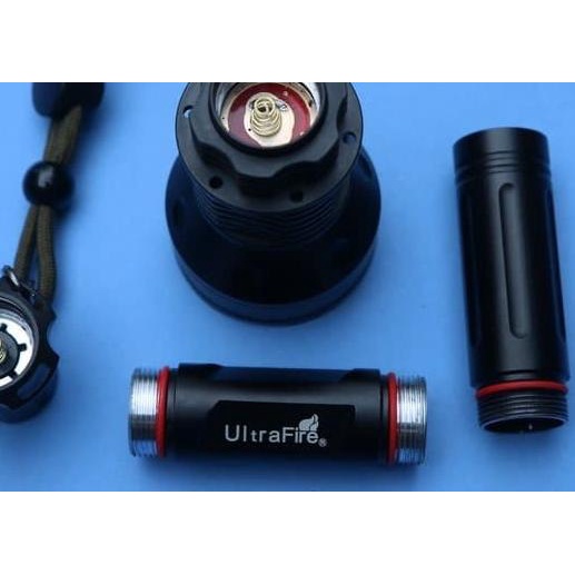 Senter FOCUS MX800 WHITE UltraFire LBright XK-T6 LED 5Mode 2x 18650