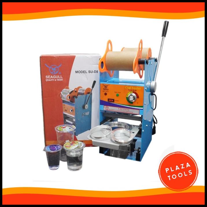 Promo Mesin Press Gelas Plastik Seagull Su-D8 Manual Cup Sealer Cup 22 Oz
