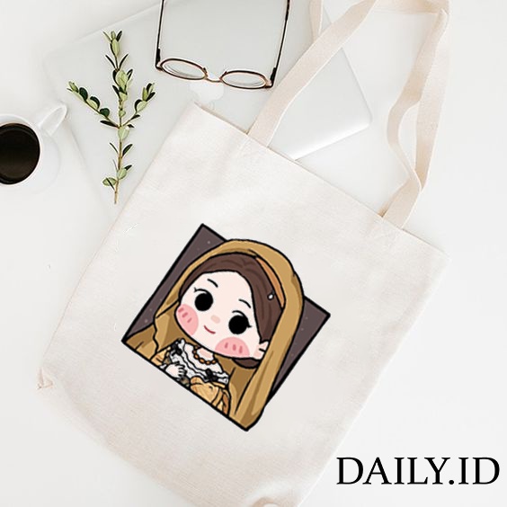 TOTE BAG KANVAS MURAH / TOTE BAG WANITA / TOTE BAG MOTIF DISNEY LUCU PART 2