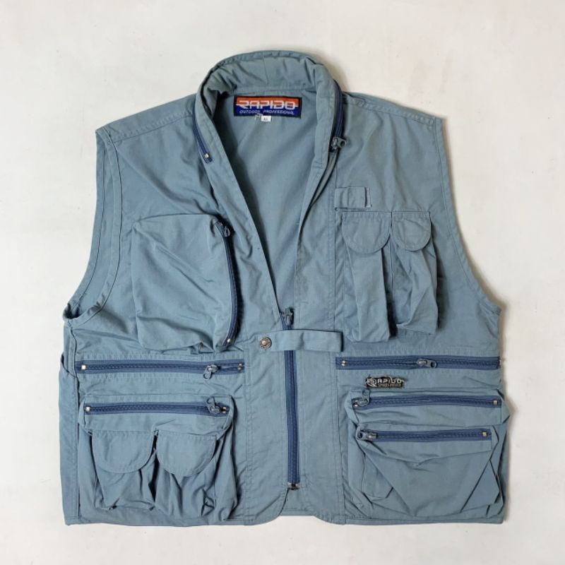 RAPIDO Vest Untility Multi Pocket Second Original