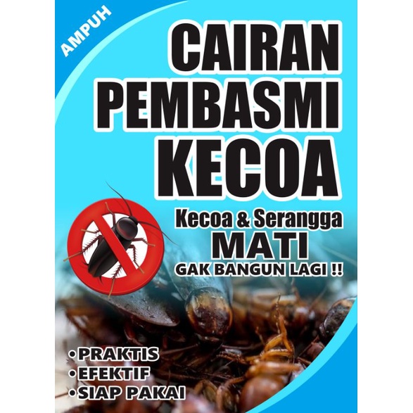 Cairan Pembasmi KECOA dan SERANGGA  Ampuh 100% kemasan jurigen 1 liter