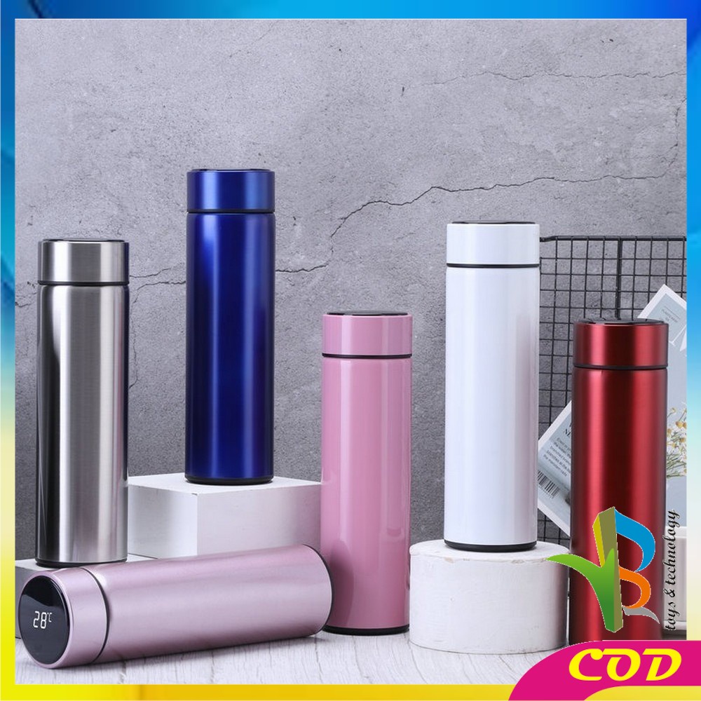 RB-C311 C312 Termos Air Panas Stainless 500ML Termos Suhu Digital Display Temperatur /  Thermos Air Panas Polos / Vacuum Flask Termos Air TAHAN PANAS