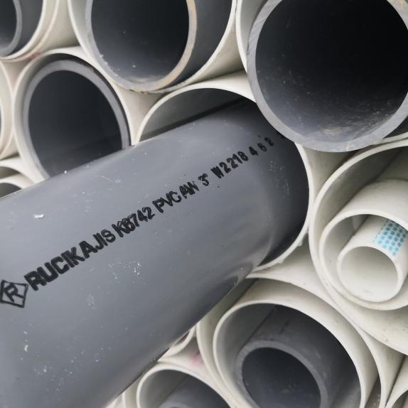 Pipa PVC Rucika 1/2" / 3/4" / 1 "/aw abu JIS standart - 1/2 " aw abu