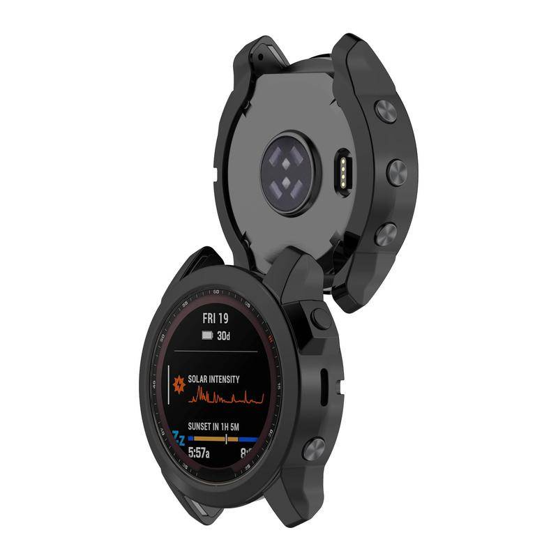 Casing Pelindung Frame Bumper Smartwatch Garmin Fenix 5 5X 7 7S 7X Bahan TPU Mewah Tahan Debu