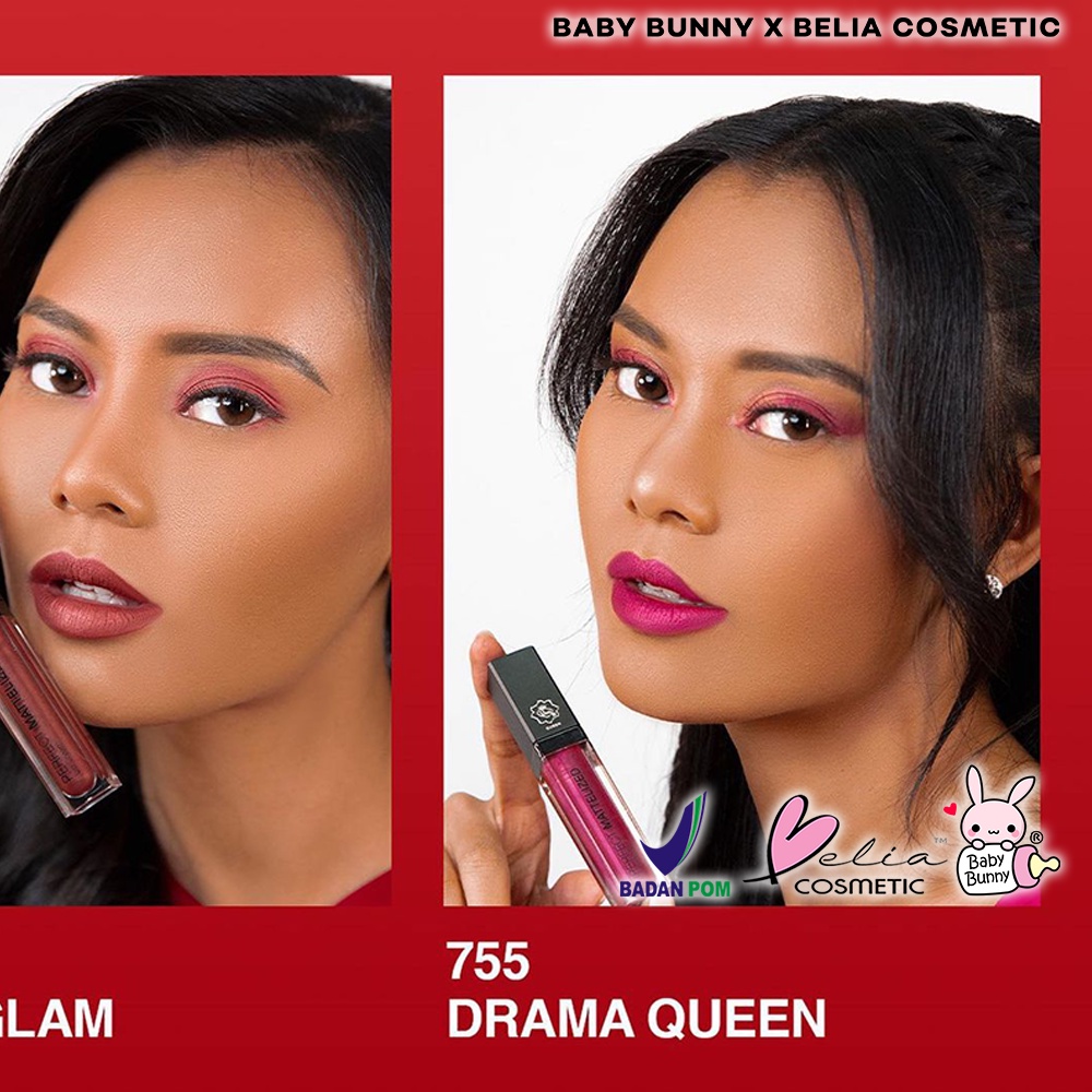❤ BELIA ❤ VIVA Queen Perfect Mattelized Lip Cream | Matte | Metalic Lip | Tahan Lama | Waterproof | Lipstik | BPOM