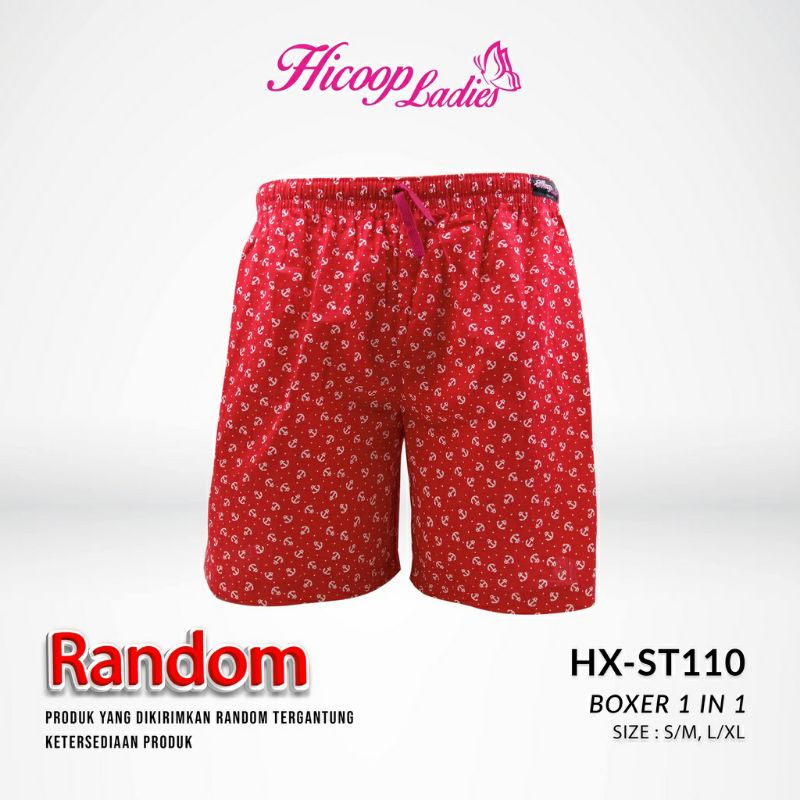 Hicoop Celana pendek boxer hicoop ST_110 ladies Ready COD