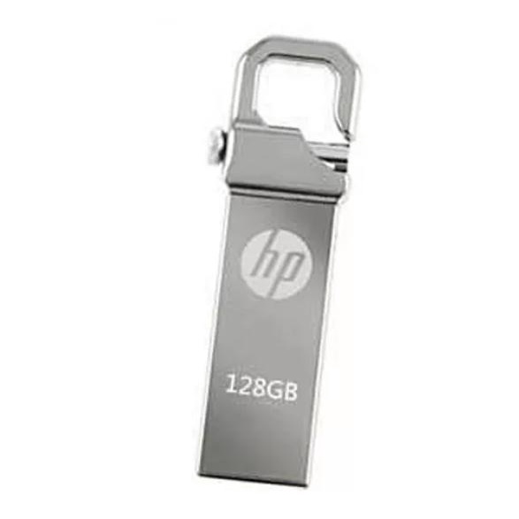 Flashdisk-Flash Drive-USB Drive HP USB 2.0 128GB V250w-USB Flashdisk-Flash Disk Flash Drive Penyimpanan Data 128GB HP V250w -All Smartphone-Laptop-Silver