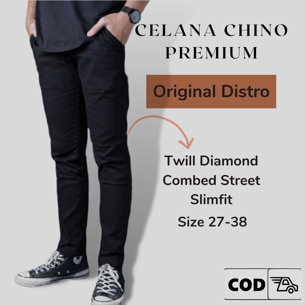 Celana Clana Cwlana Bawahan Jeans Jins Chino Chinos Cino Original Panjang Kerja Kantoran Santai Jala
