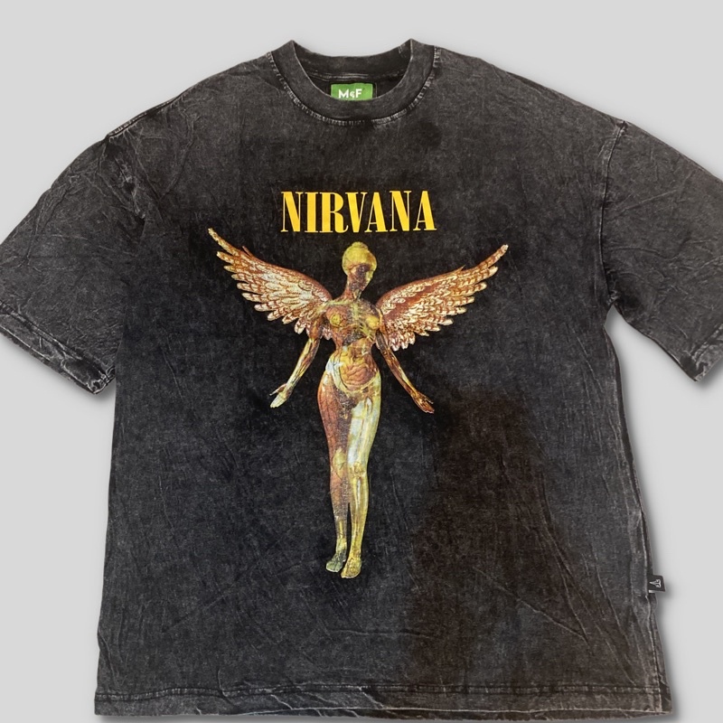 MCF Nirvana Acid Wash Oversize Size L (Preloved)