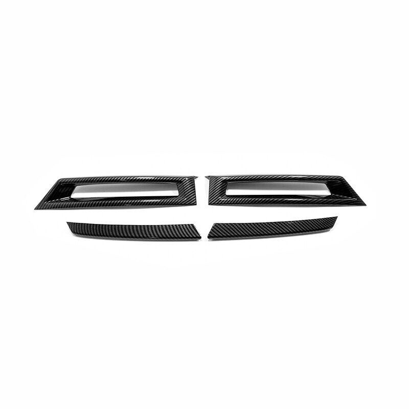 Xuming 4Pcs Frame Cover Lampu Kabut Depan Mobil Honda CRV CR-V 2020 Bahan ABS Chrome / Carbon Fiber 2021