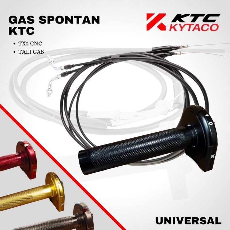 gas spontan 2 kabel ktc Kytaco Tx2 Numberic for universal