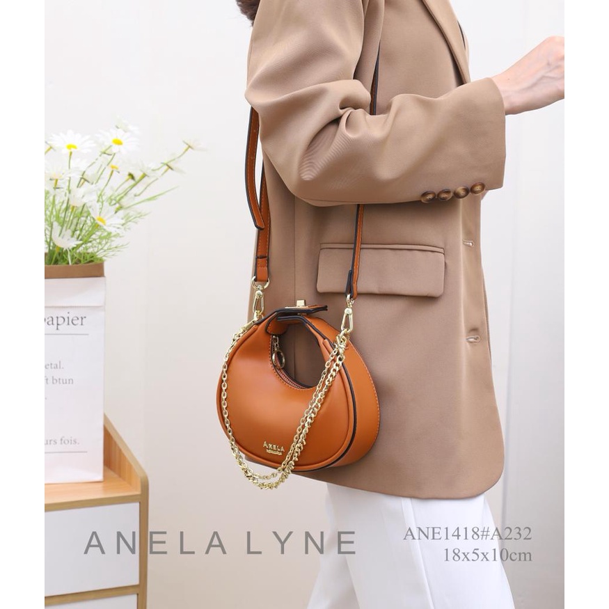 ANELA LYNE MINI CRESCENT HOBO BAG ANE1418#A232 ORIGINAL