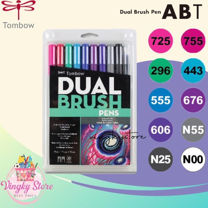 

Dual Brush Pen Tombow Galaxy Pallete isi 10pc