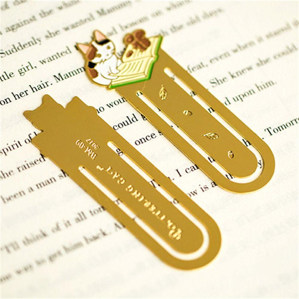 Mxbeauty Bookmark Lucu Stationery Animals Kartun Kertas Cilp Cat Jepang Bookmark