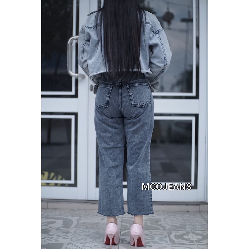 MCO - Celana Boyfriend Jeans Wanita - Olivia Boyfriend Jeans - Celana Wanita - OOTD SZ 27-34