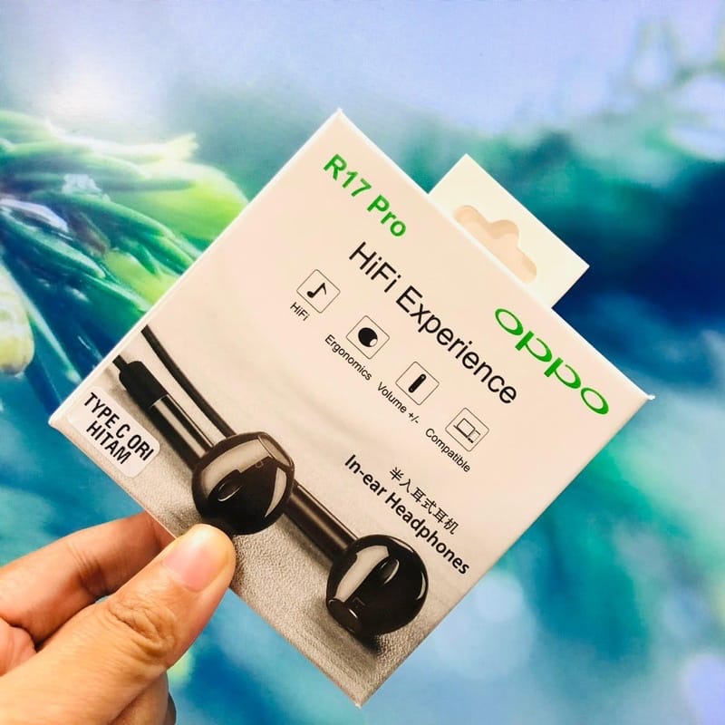 Headset OPPO R17 PRO TYPE-C Handsfree OPPO R17 PRO TIPE C Earphone OPPO R17 PRO TYPE C BASS