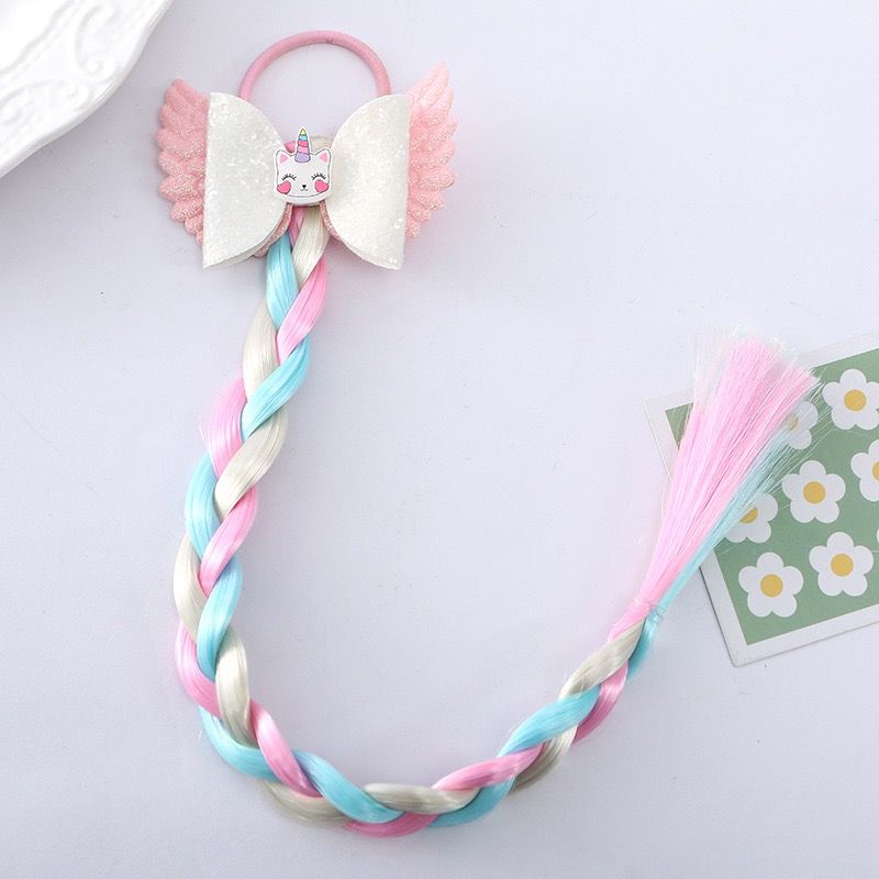 Ikat Rambut Anak Kepang Princess Motif Anak Perempuan