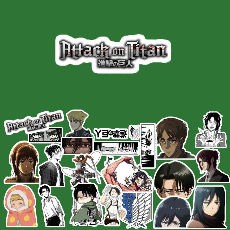 

sticker attack on titan |stiker AOT | stiker karakter | stiker anime