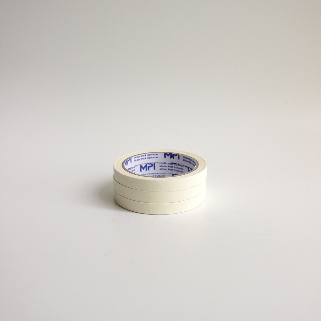 Masking Tape 12mm x 21 meter MPI - Lakban Kertas 12mm x 21 meter MPI