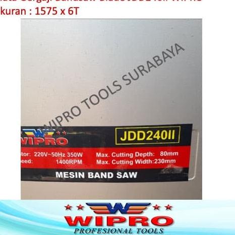 Band Saw Blade Mata Gergaji Pita Mesin JDD240 II JDD240II Wipro