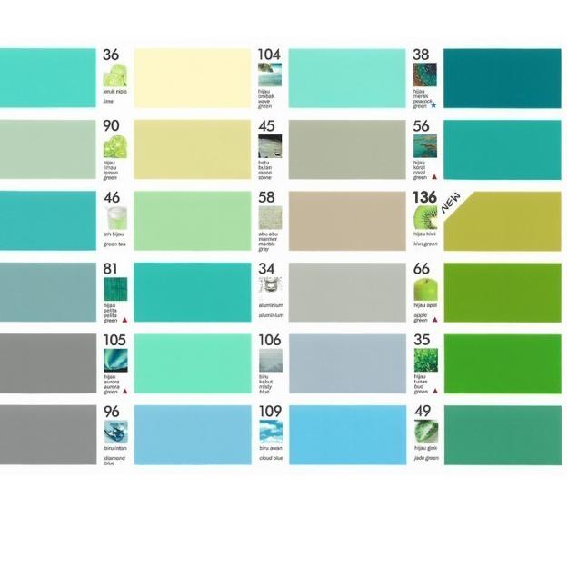 Cat Kayu & Besi Emco 1kg / HITAM / PUTIH / HITAM DOF / ALUMINIUM - HITAM.