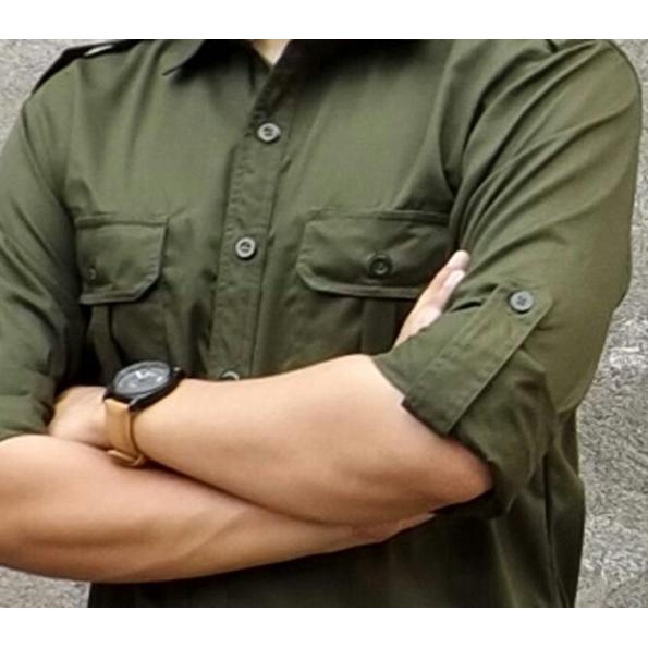 Baju lapangan(PDL) - Hitam