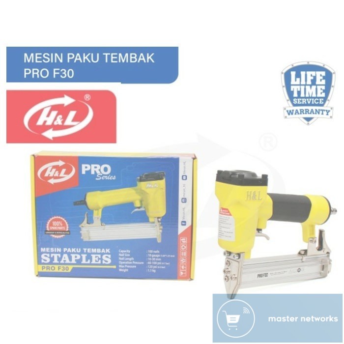 

HL Pro F30 Mesin Paku Tembak Staples Stapler Kapasitas 100