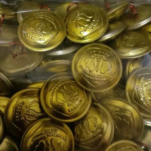 kancing jaket almamater  poltekes negeri bandung