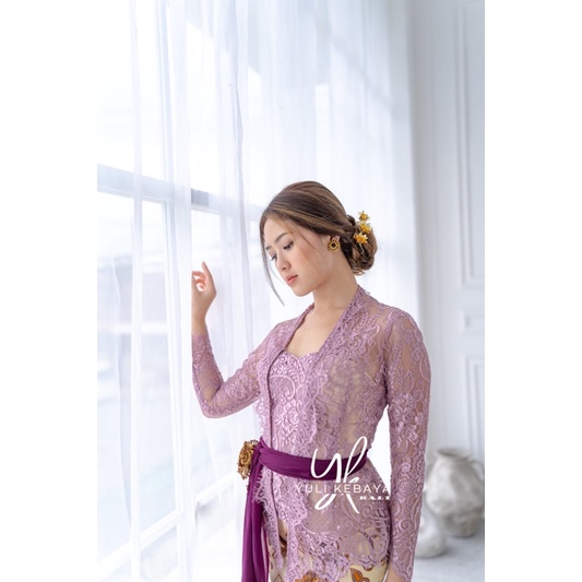 Semi Italy Glossy Series Lengan Puffy | Setelan Kebaya Wisuda Kondangan
