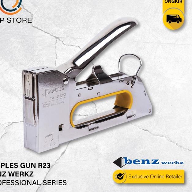 

Staples Tembak R23 BENZ / Stapler Tacker Gun by BENZ WERKZ