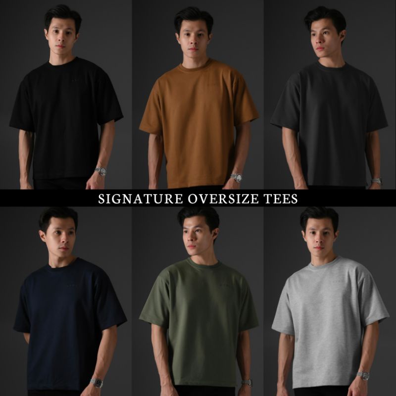 Signature Oversize Tees By Male id | By Heymale id