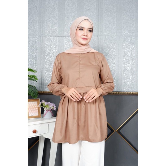 PROMO Atasan Blouse Toyobo Premium || atasan blus kantor polos