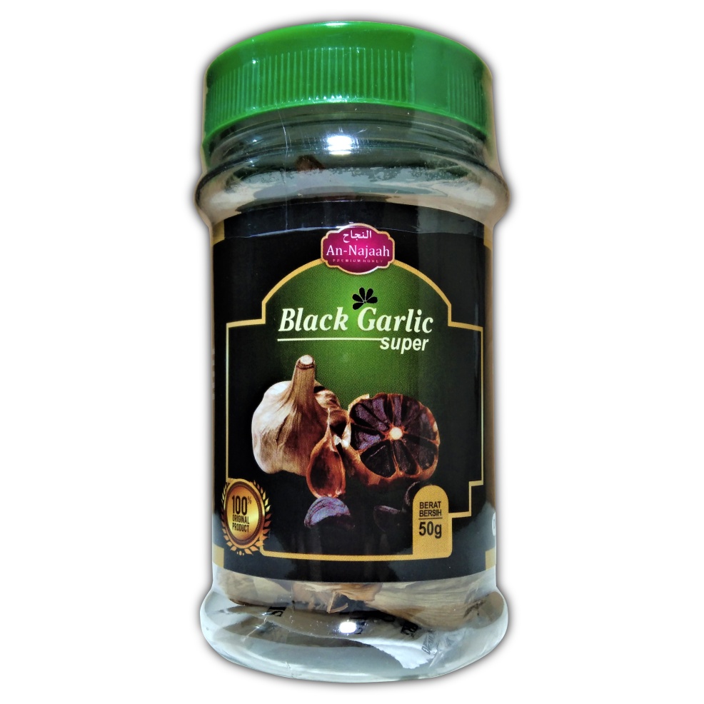 Black Garlic Super  Bawang Putih Fermentasi 50 gr Bawang Hitam Original