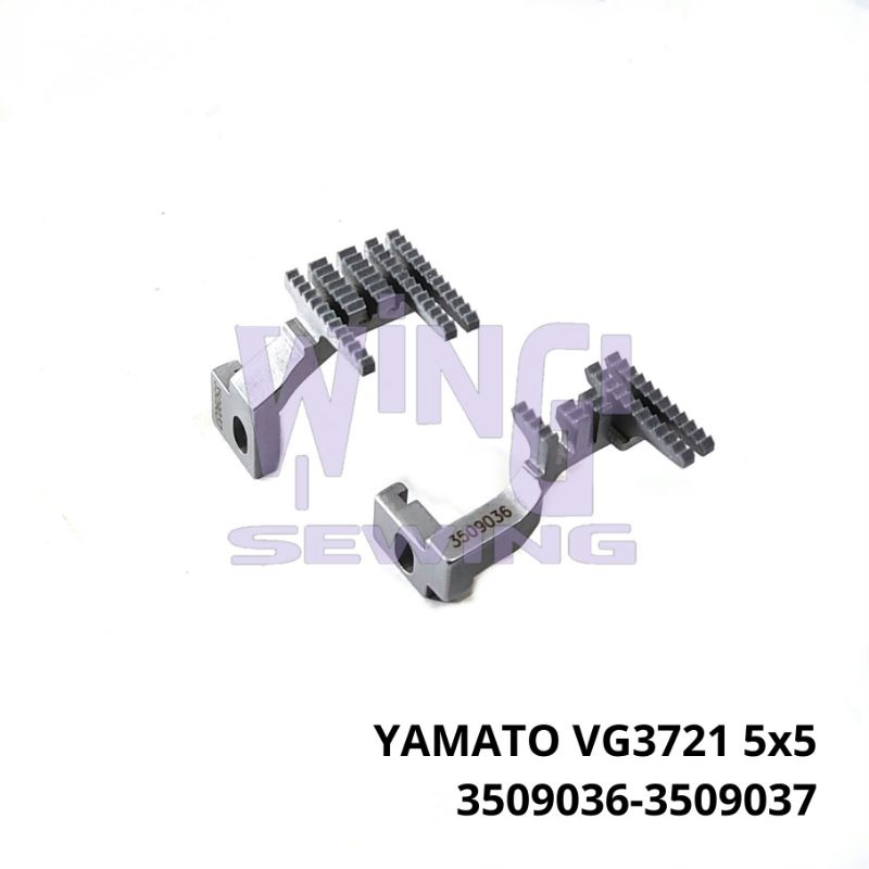3509036 3509037 YAMATO VG3721 5x5 Gigi Mesin Jahit Overdeck Kam
