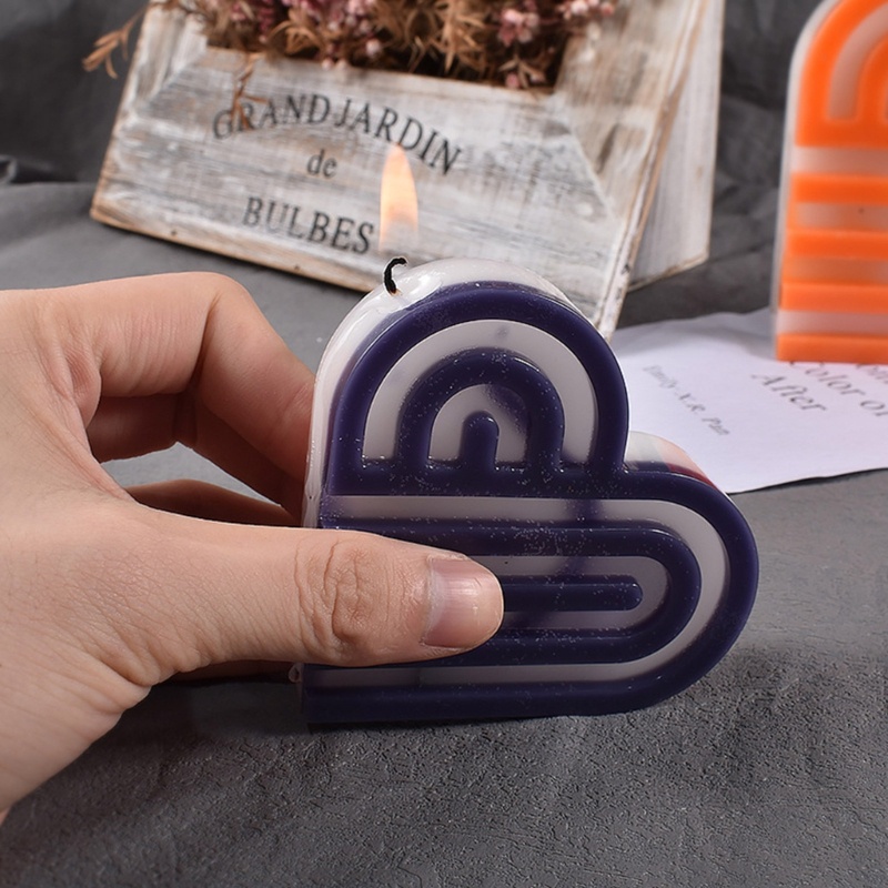 Cetakan Resin Bentuk Hati Bahan Silikon Untuk Membuat Coaster