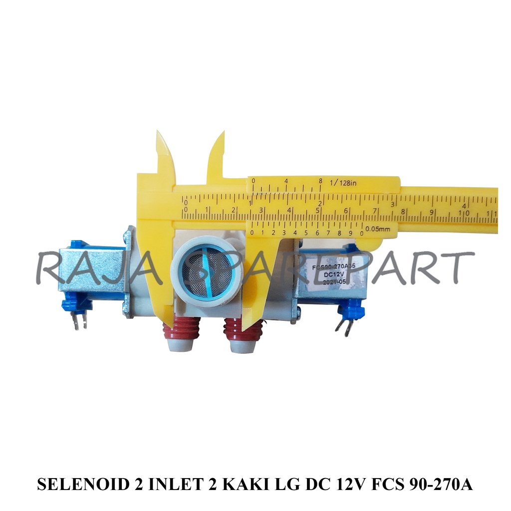 Selenoid / Water Inlet Mesin Cuci LG INLET DOUBLE FCS 90-270A (DC 12V)