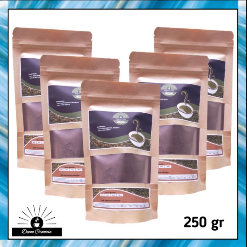 

Kopi robusta bubuk,100% kopi murni,250 gr