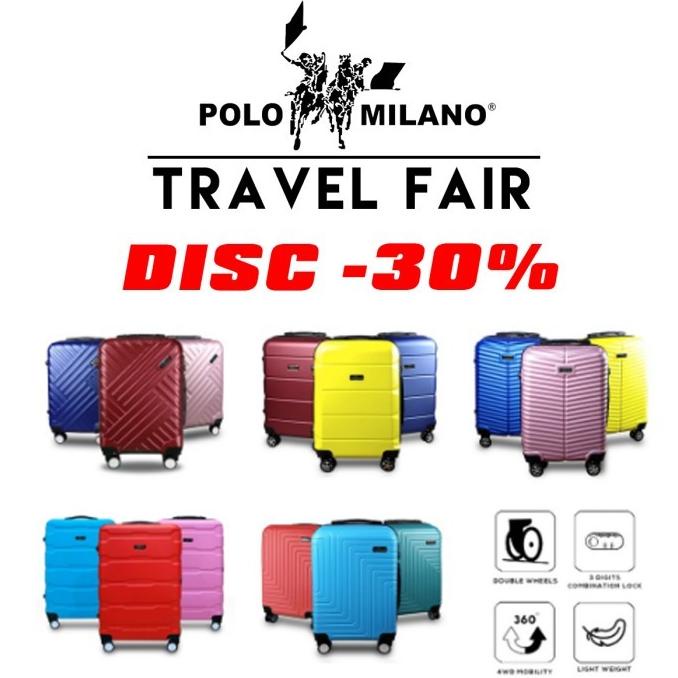 TRAVEL FAIR Koper Hardcase ABS Polo Milano 20 Inch Random Model