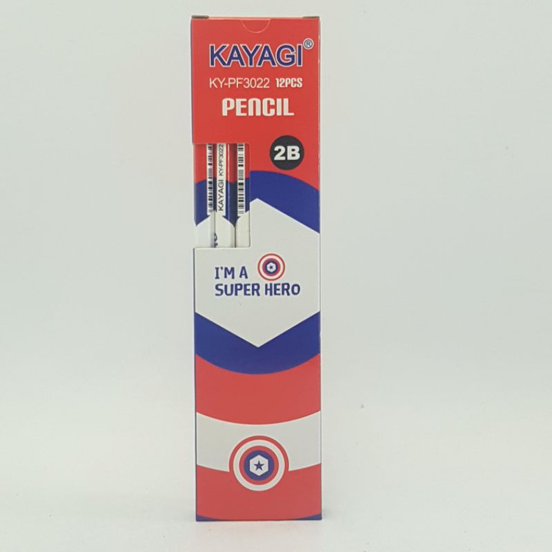 

Pensil 2B Kayagi Karakter Super Hero