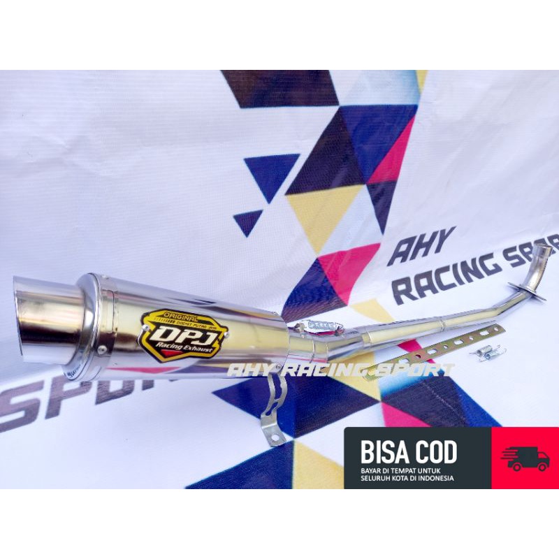 KNALPOT RACING DPJ BEBEK VEGA R VEGA ZR SUPRA X125 REVO ABSOLUTE DLL