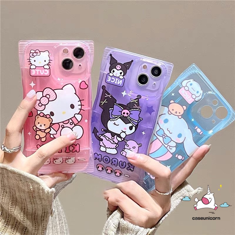 Soft Case Motif Kartun Hello Kitty Untuk IPhone 11 12 13 14 Pro Max 7 8 6 6s Plus XR 7Plus 8Plus X XS Max SE 2020